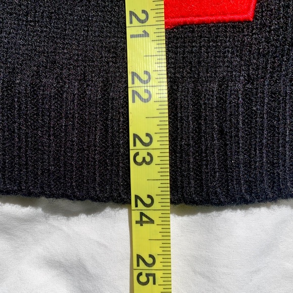 Christmas Tree Sweater L Karen Scott Petite Black Green Rhinestone Top Pullover - Picture 11 of 14